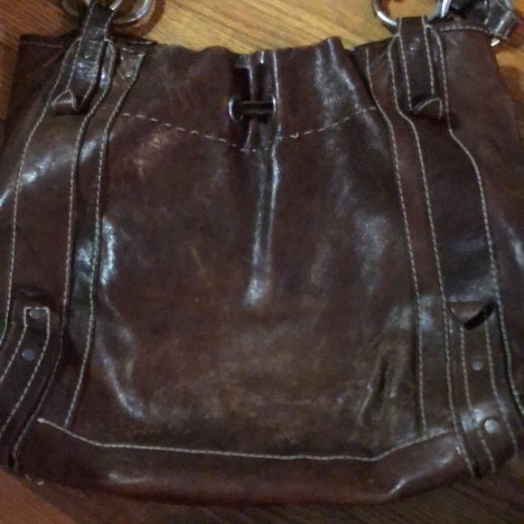 COPY - Abercrombie and Fitch Distressed Leather Bag - Picture 8 of 14